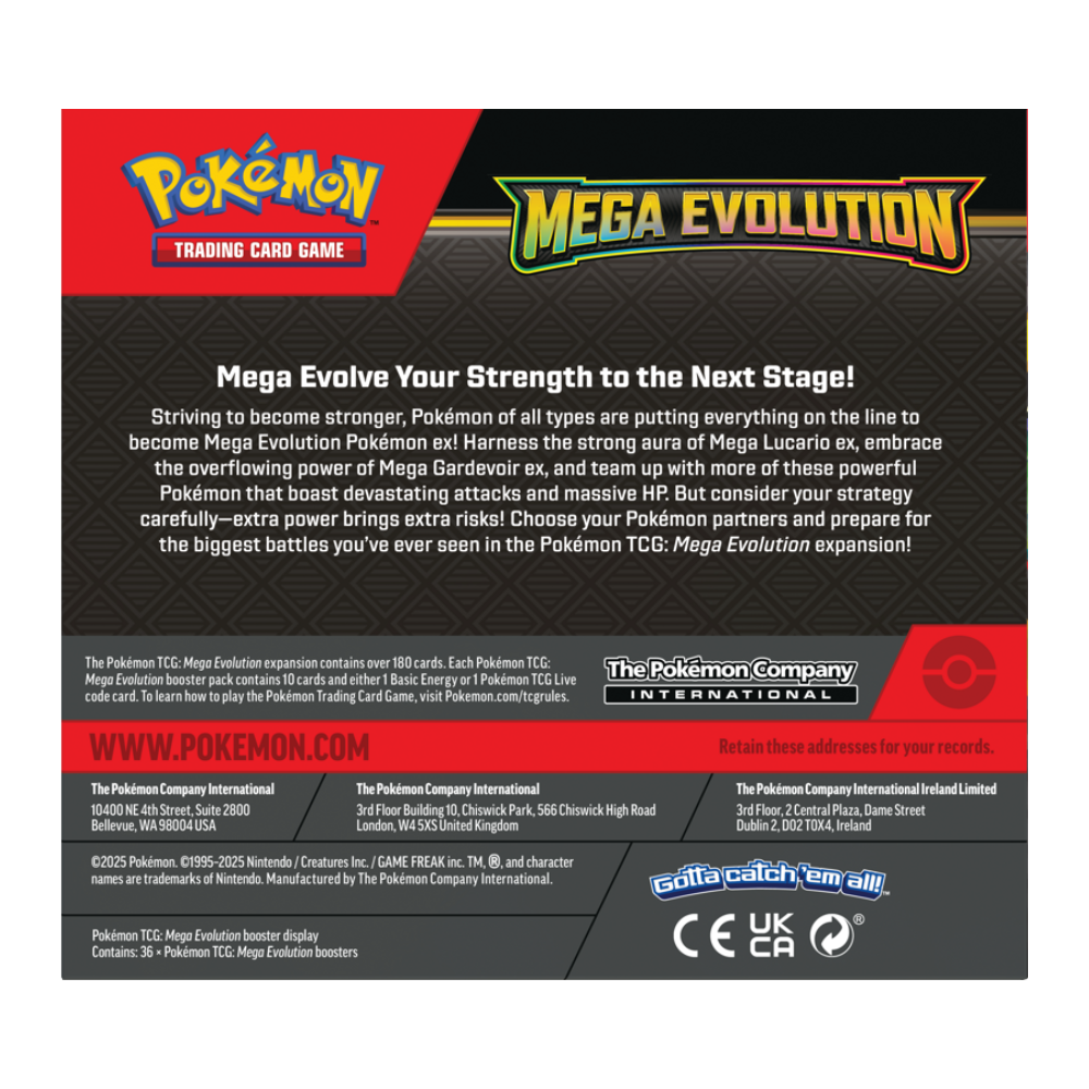 Pokemon Mega Evolution Booster Box (36 Packs)