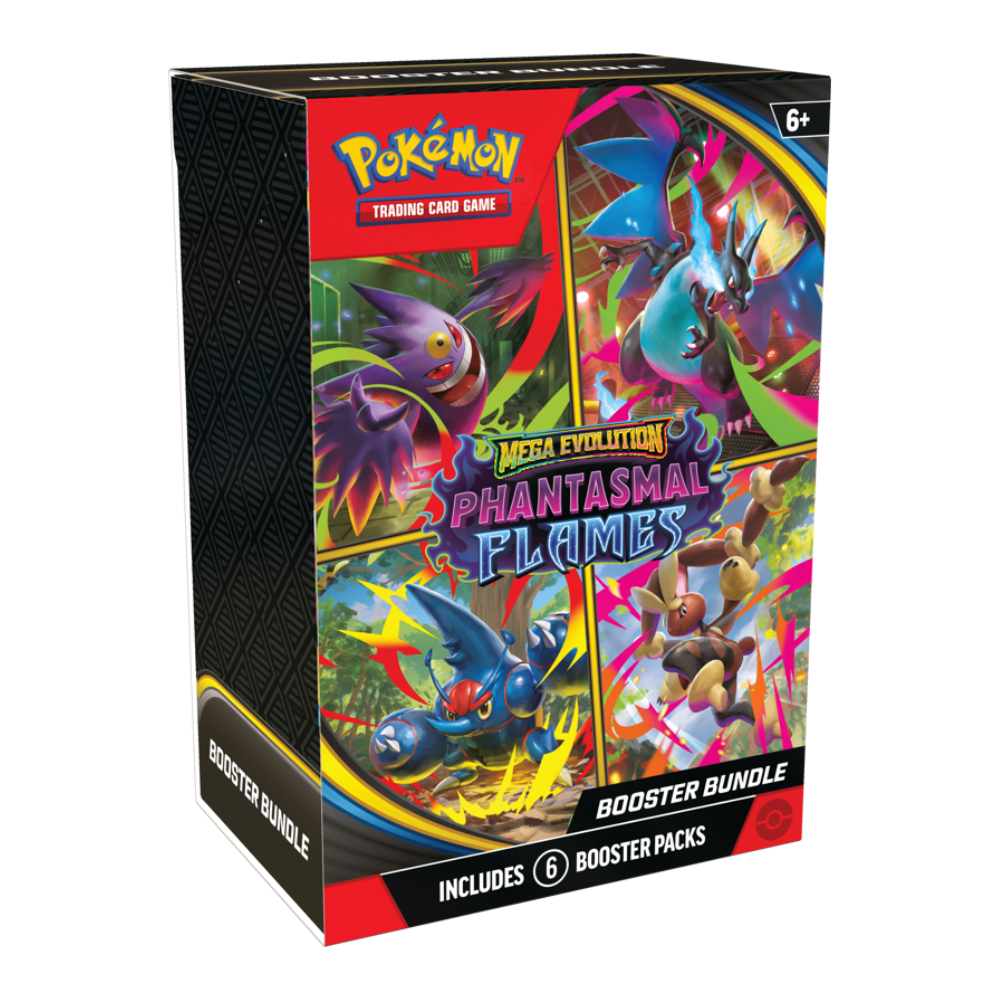 Pokemon Mega Evolution Phantasmal Flames Booster Bundle (6 Packs)