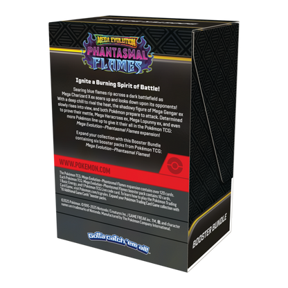 Pokemon Mega Evolution Phantasmal Flames Booster Bundle (6 Packs)