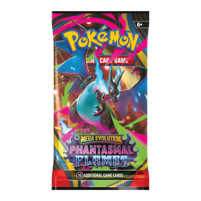 Pokemon Mega Evolution Phantasmal Flames Booster Pack (10 Cards)