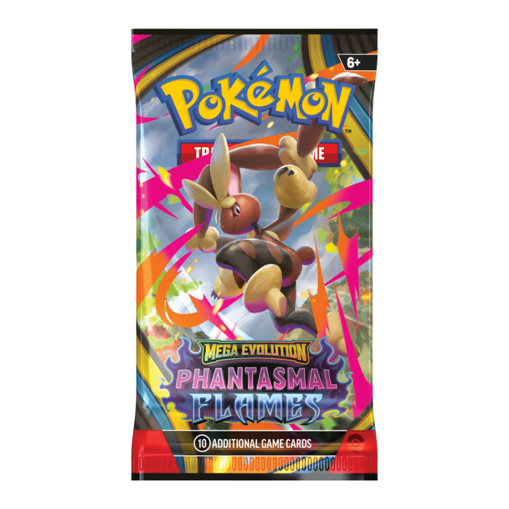 Pokemon Mega Evolution Phantasmal Flames Booster Pack (10 Cards)