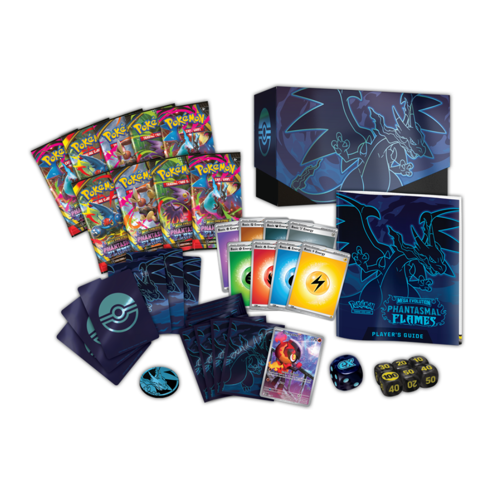 Pokemon Mega Evolution Phantasmal Flames Elite Trainer Box