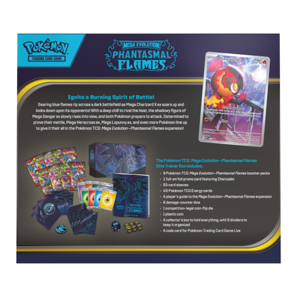 Pokemon Mega Evolution Phantasmal Flames Elite Trainer Box